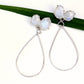 Full view of Leslee Earring - Silver.