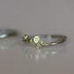 detail shot of handmade wedding band from MAKE MADE jewelry