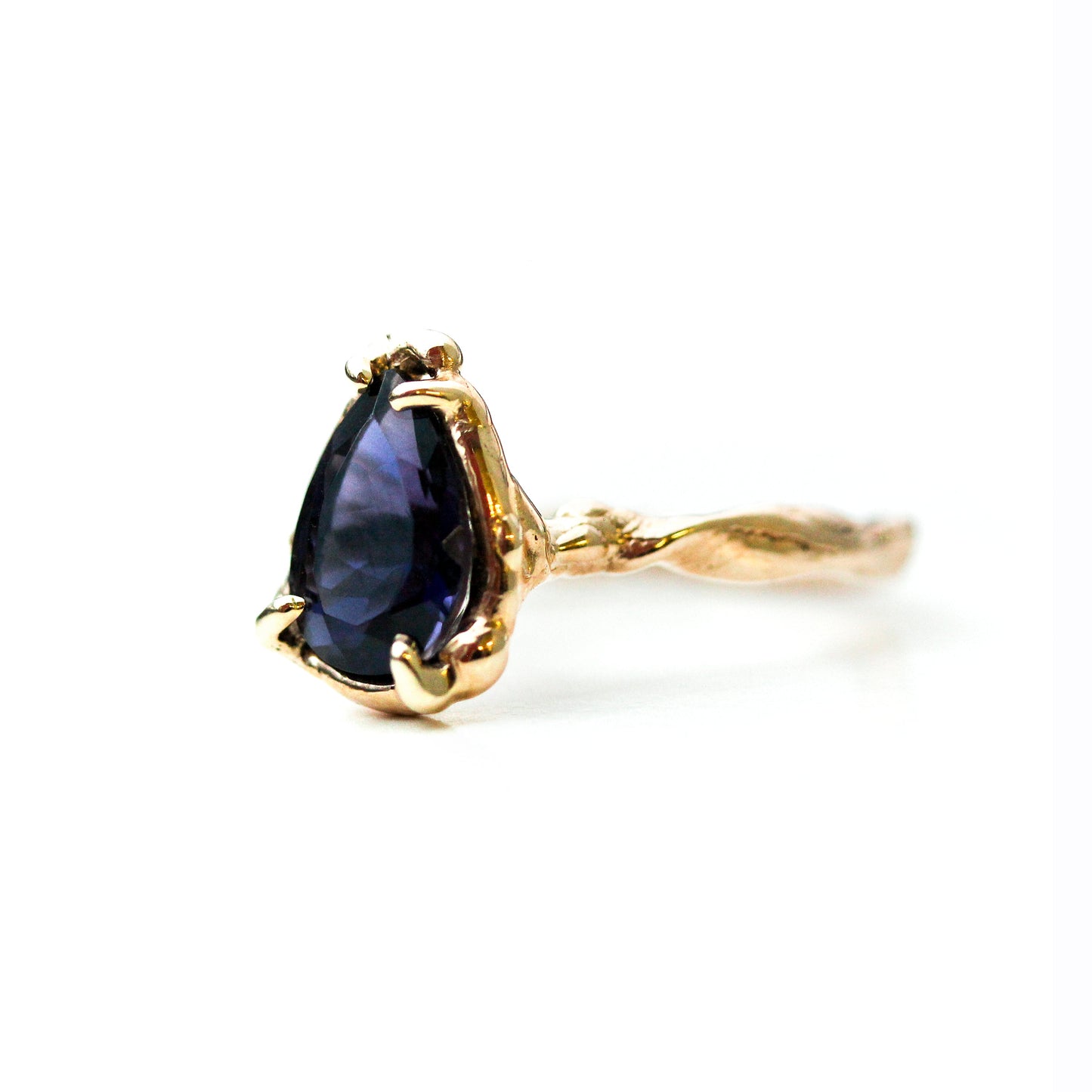 Angled view of Lyla Ring.