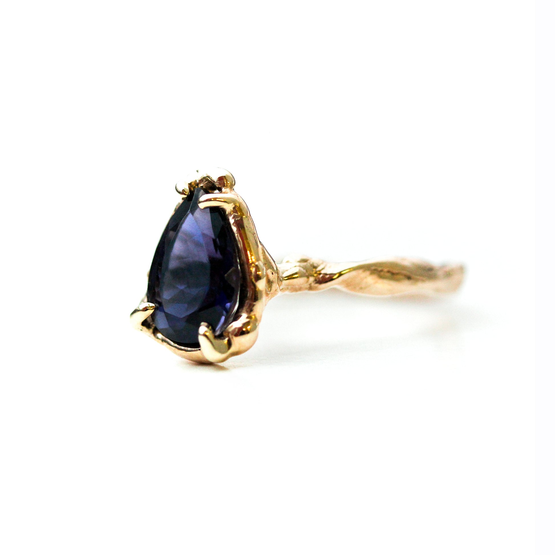 Angled view of Lyla Ring.