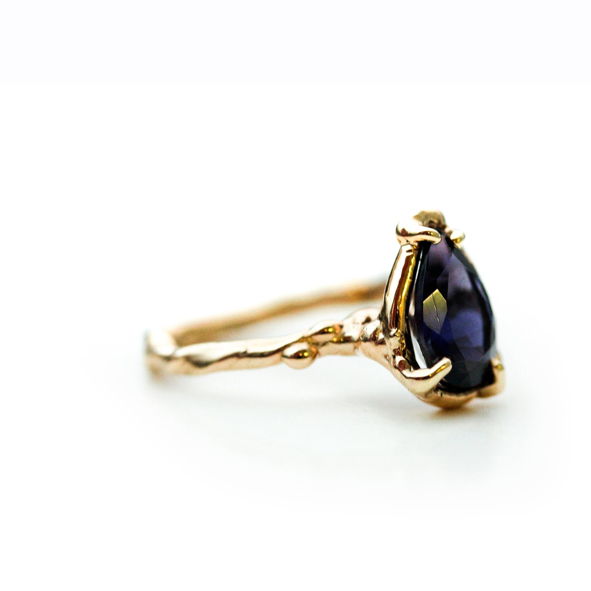 Angled view of Lyla Ring.