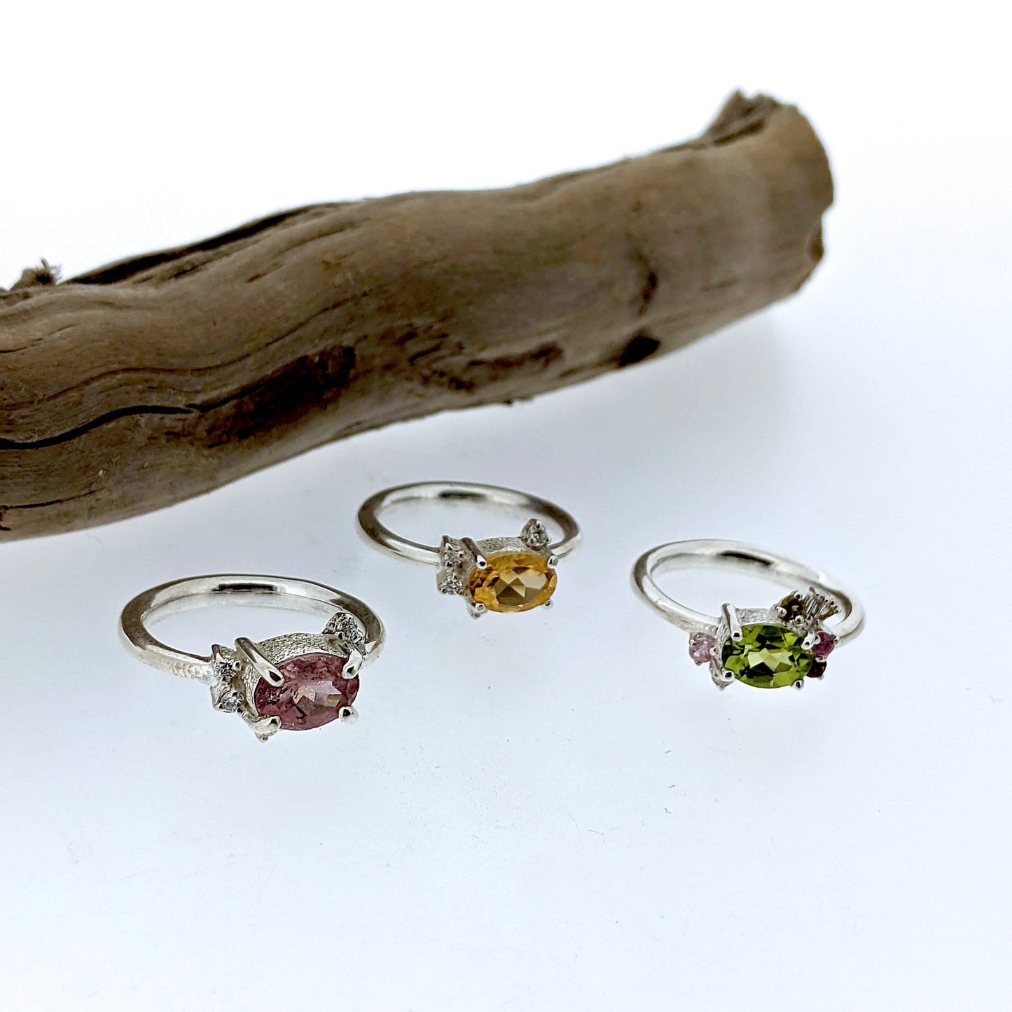 Larissa Ring - Peridot, Tourmaline, and Diamond