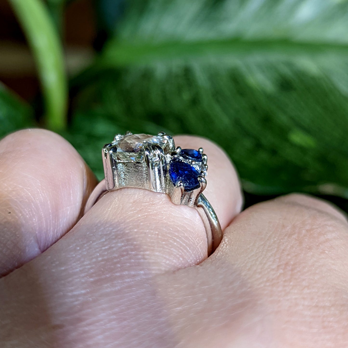 Elsa Sapphire + Diamond Ring
