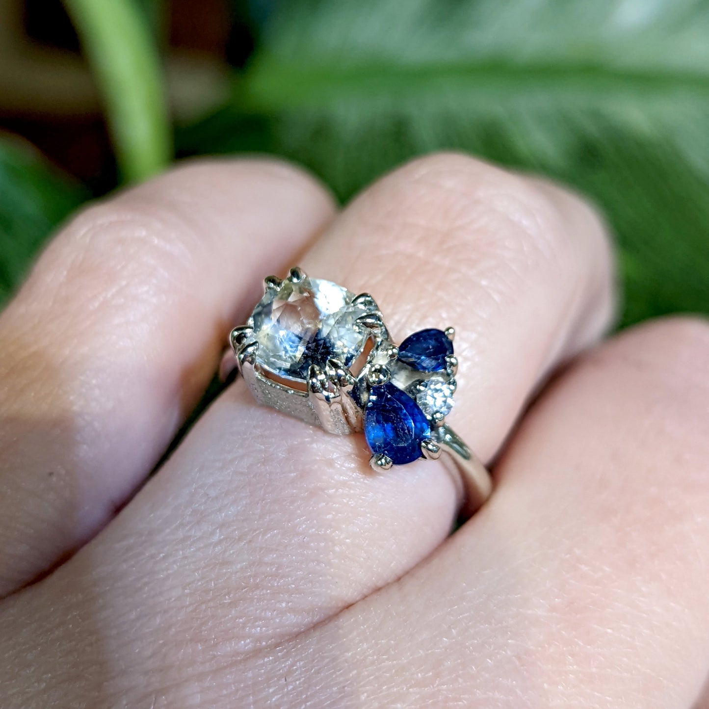 Elsa Sapphire + Diamond Ring