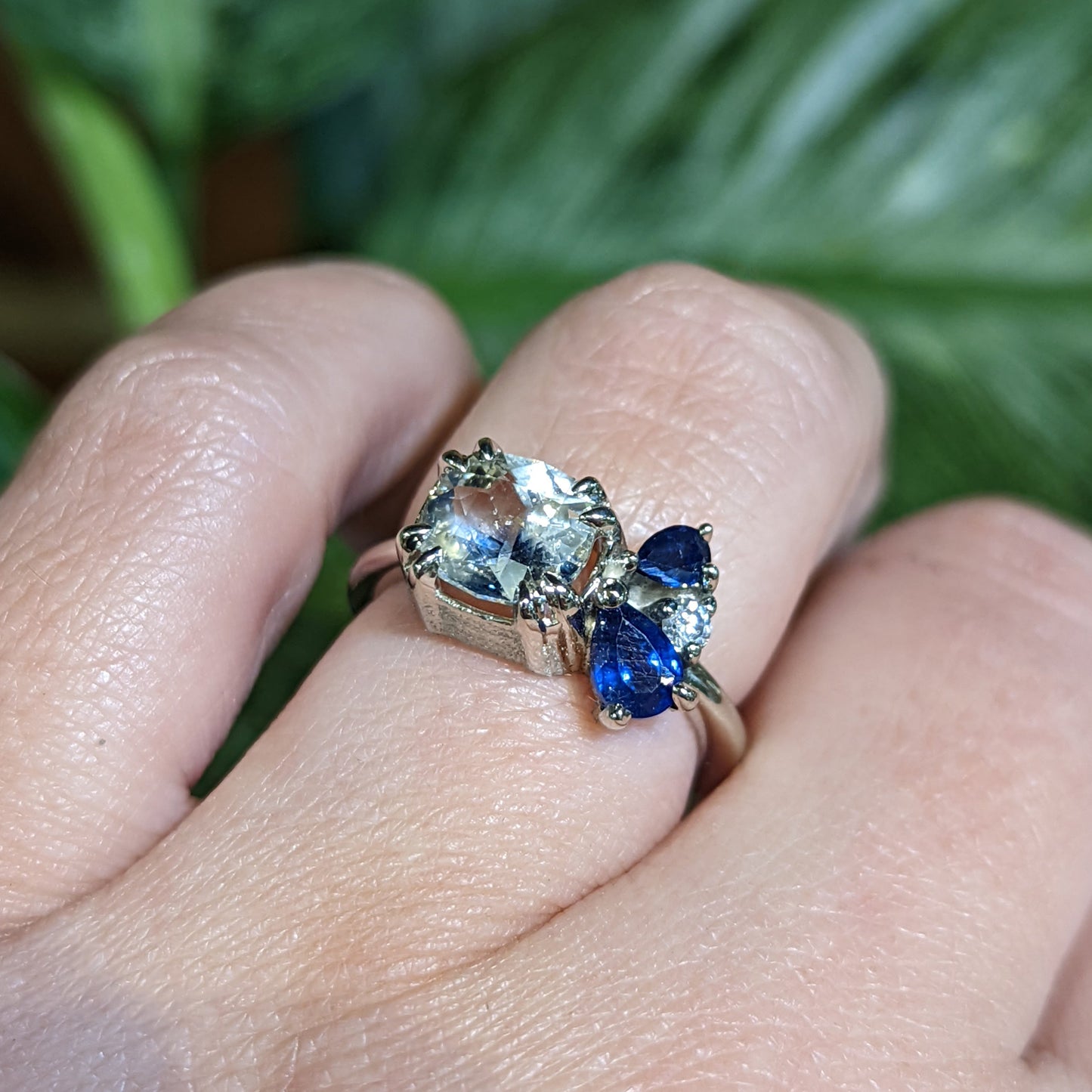 Elsa Sapphire + Diamond Ring