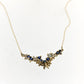 Beatrice Diamond and Sapphire V Necklace