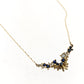 Beatrice Diamond and Sapphire V Necklace