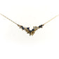 Beatrice Diamond and Sapphire V Necklace