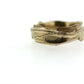 Full view of gold Men's Summit Band.