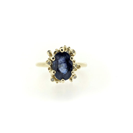 Sienna Sapphire + Diamond Ring