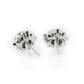 Back view of Talia Stud earrings - White Topaz.