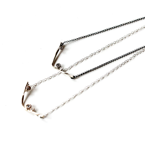 Kaitlyn Necklace - White Gold