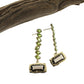 Peridot and Smoky Quartz Cherin Drop Earrings