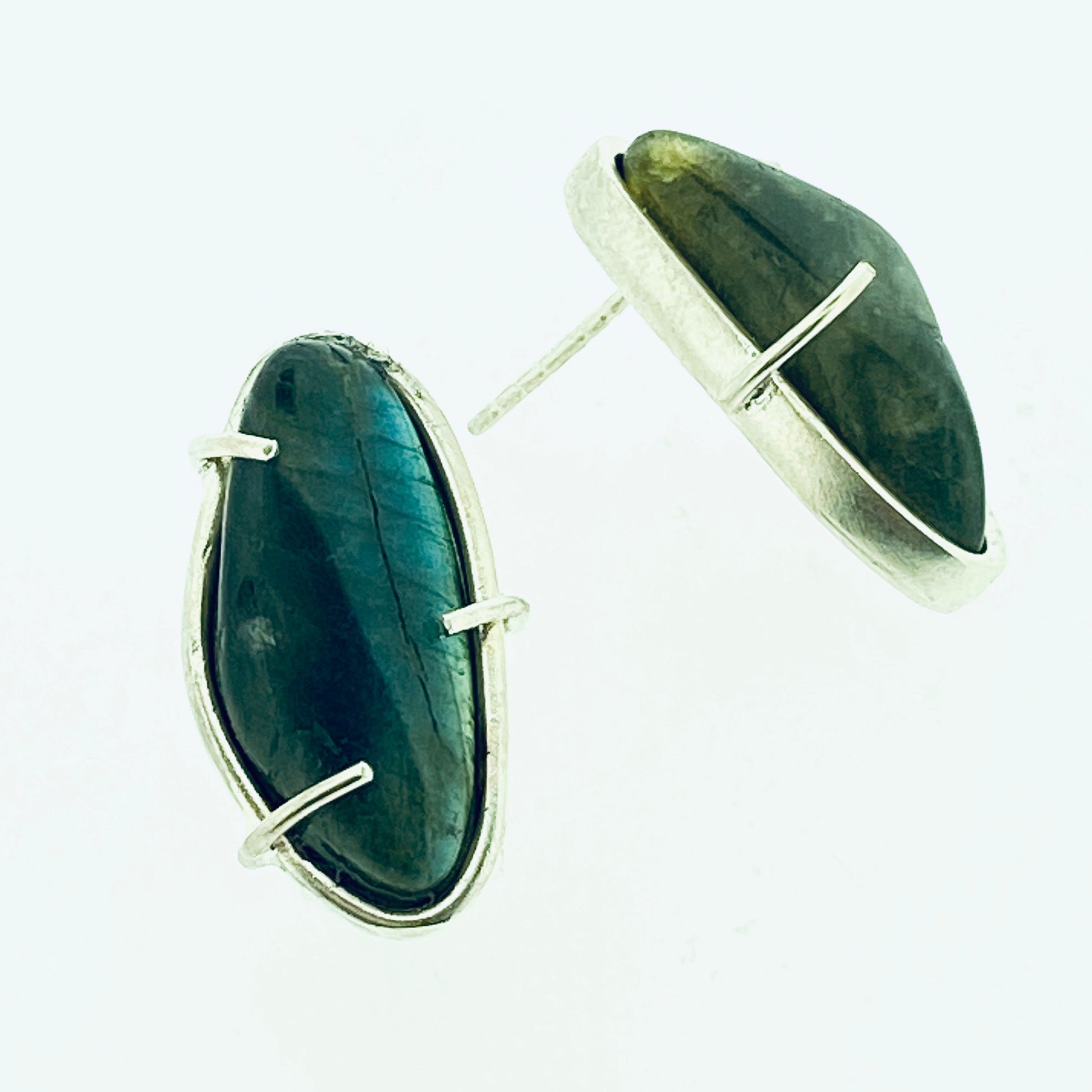 Full view of front and side profile of Cassius Studs.