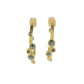 Rustic Diamond Hoops