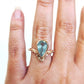 unique handmade organic sea sponge or octopus nature ocean inspired engagement ring 